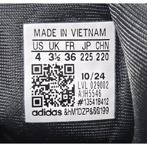 Adidas Barricade K Junior Tennis Shoe Big Kids 4 (5.5 Women's) IH5546 New In Box - Picture 7 of 8